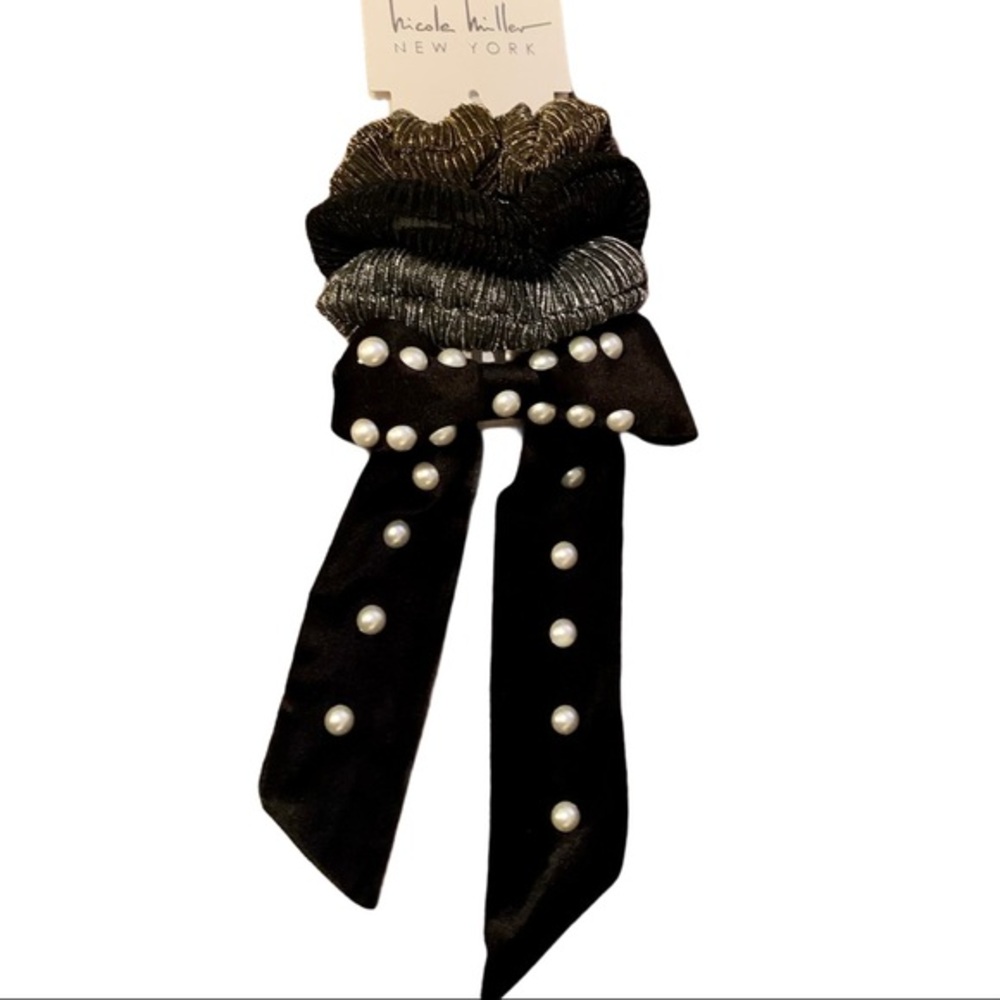 Nicole Miller hair accessories scrunchies bow